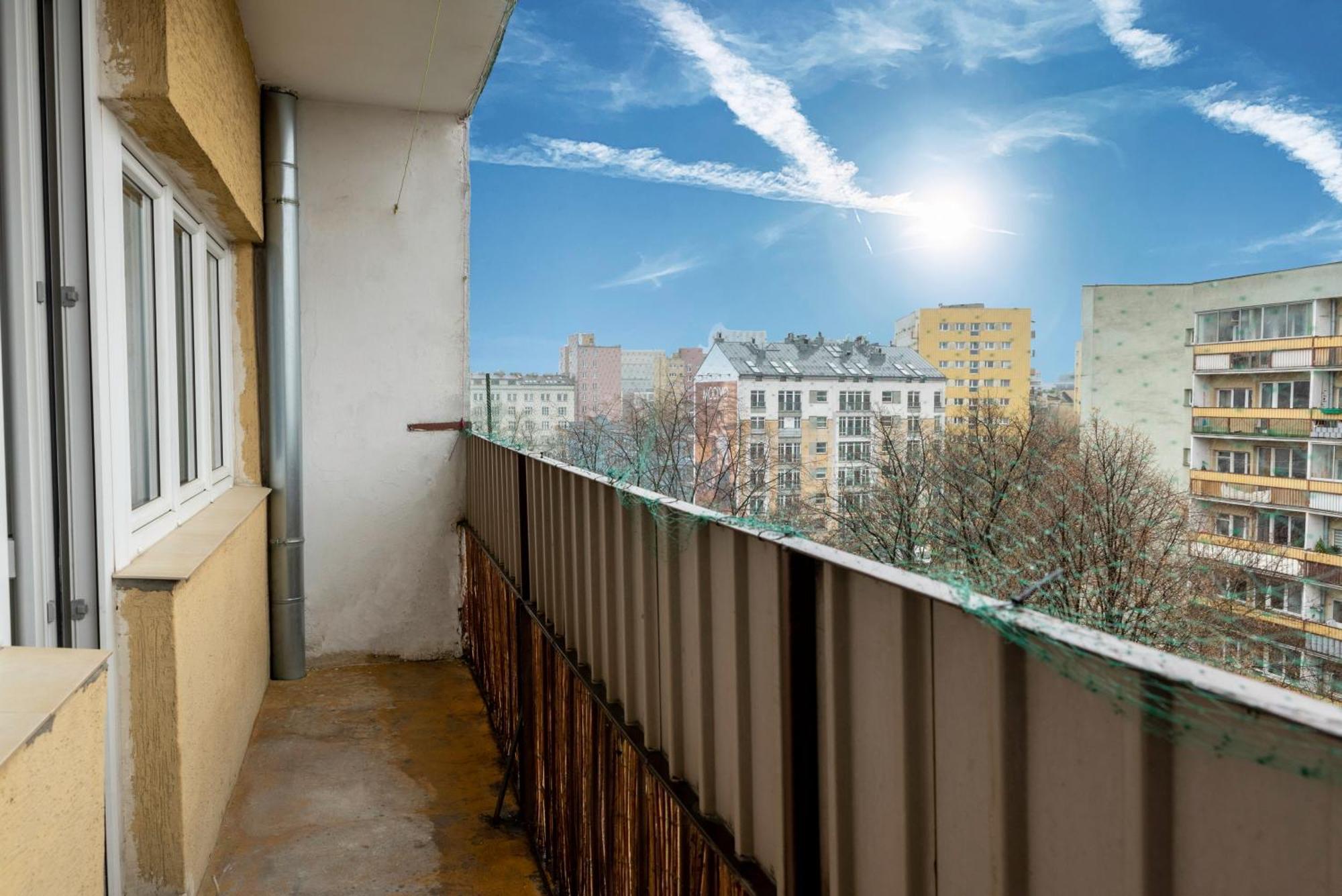 Comfy Flat In The City Center. Great View. 바르샤바 외부 사진
